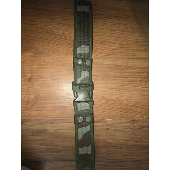 Men's Tactical Belt, 1.5 Inches Heavy Duty Military Style Buckle Belt Camouflage - Picture 1 of 7